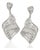 Late 20th Century Pair of Glamerous Chandelier Diamond Earrings For Sale