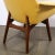 Mid Century Walnut Back Chair in Yellow Loro Piana Cashmere by Adrian Pearsall For Sale - Image 10 of 13