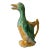 Green Vintage Colorful Hand Painted Majolica Duck Pitcher For Sale - Image 8 of 8