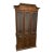 Late 20th Century Faux Bamboo Chinoiserie Illuminated Display Cabinet For Sale