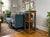 Vintage Patina Square Slim Wood Pedestal Display Stand Side Table For Sale In San Francisco - Image 6 of 10