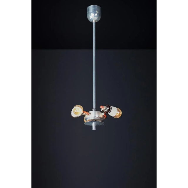 Mid-Century Brussels World Expo Wall Light in Glass, 1958 For Sale - Image 6 of 9