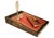 Victorian Rosewood Writing Slope with Brass and Leather Inlay, UK, 1880, Set of 5 For Sale - Image 10 of 13