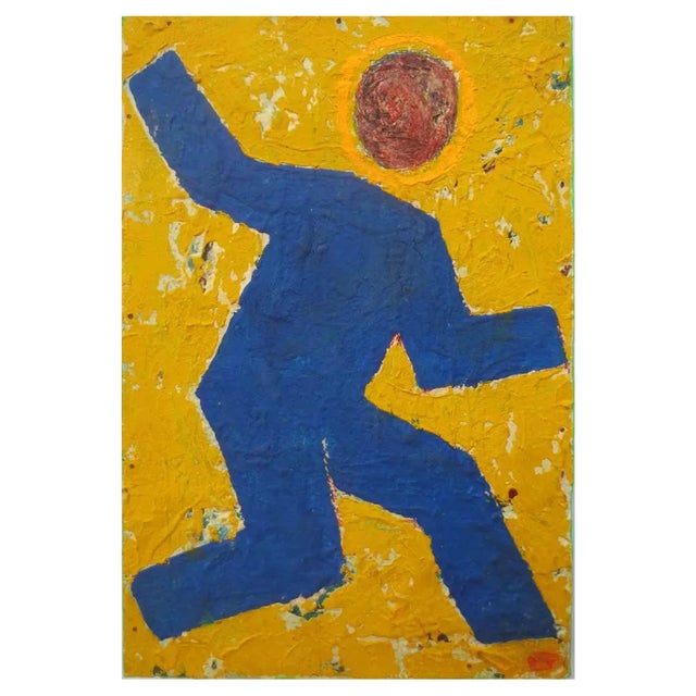 Salvatore Travascio, La Caduta, Oil Painting, 2003 For Sale