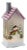 LED Lighted House with Snowman (Set of 2) For Sale
