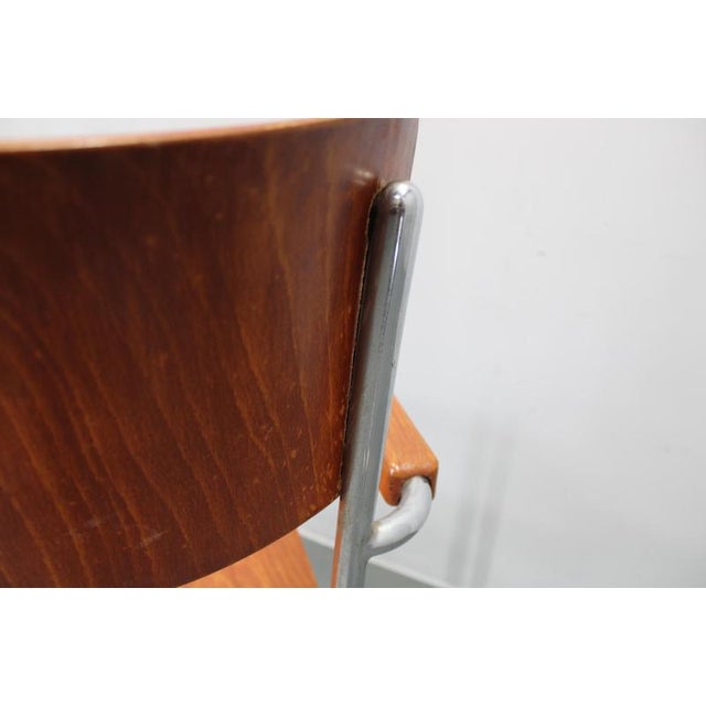 Bauhaus Cantilever Armchair in Chrome Tubular Steel and Beech, 1930s For Sale - Image 18 of 18