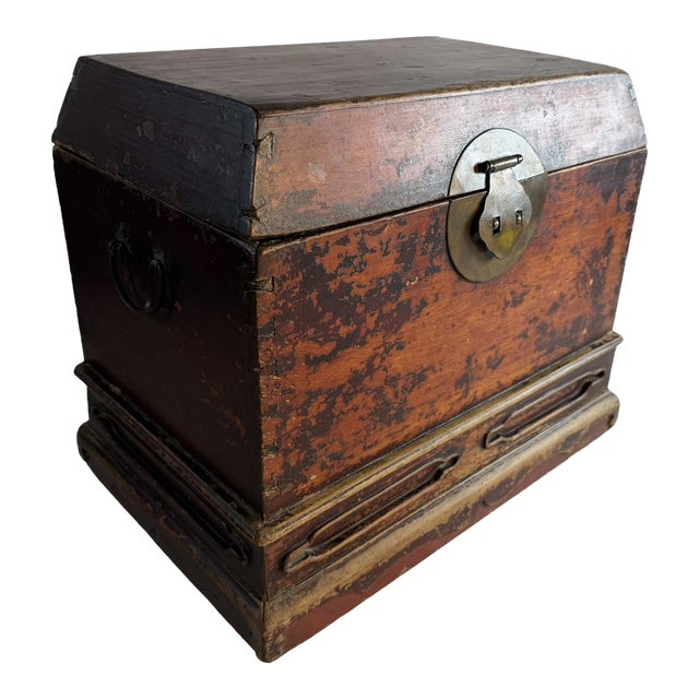 Antique Chinese Box in Original Patina For Sale