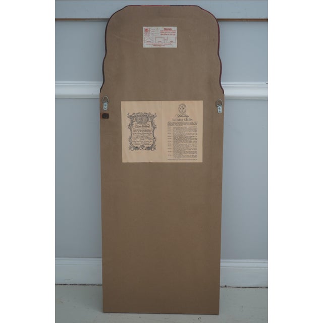 Friedman Brothers Painted Chinoiserie Williamsburg Wall Mirror For Sale - Image 9 of 12