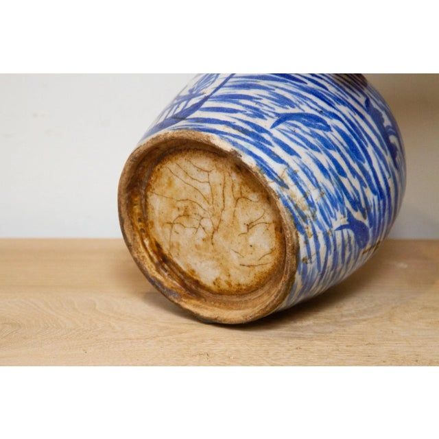 Blue and White Chinese Vase For Sale - Image 9 of 10