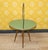 Mid-Century Modern Pastel Green Top Side Table with Handle, 1950s For Sale - Image 3 of 9