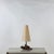 1960s 1960s Small Burl Wood Desk Lamp With Custom Parchment Paper Shade For Sale - Image 5 of 8