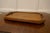 Pitch pine country tray A good honest piece, the tray is made in pitch pine, it has a raised gallery, brass feet and...