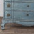 Late 18th Century Blue Swedish Rococo Chest of Four Drawers For Sale - Image 12 of 18