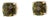 8.20ctw Green Tourmaline Stud Earrings 14k Yellow Gold Cushion Solitaire Studs For Sale
