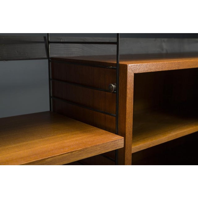 Modular Teak Wall Shelf by Nils Strinning for String, 1960s, Set of 29 For Sale - Image 13 of 17