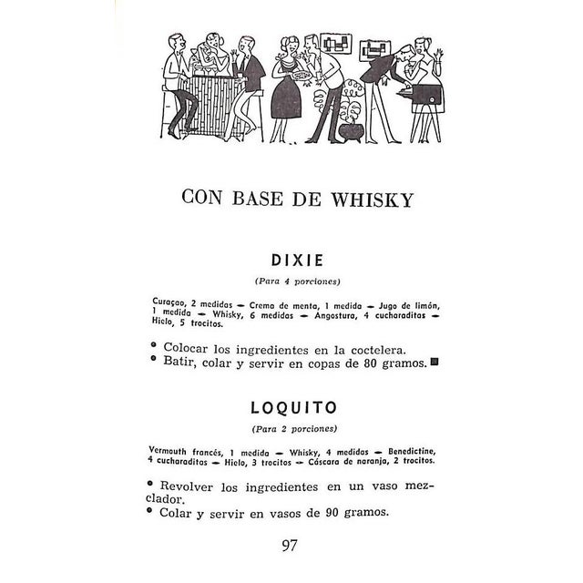 "Cocktails Y Bocaditos" 1961 For Sale - Image 9 of 12