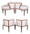 Mid 20th Century Vintage Modern Corner Chairs - 4 Pieces For Sale