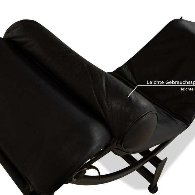 Black Bauhaus LC 4 Chaise Lounge in Black by Le Corbusier for Cassina For Sale - Image 8 of 15