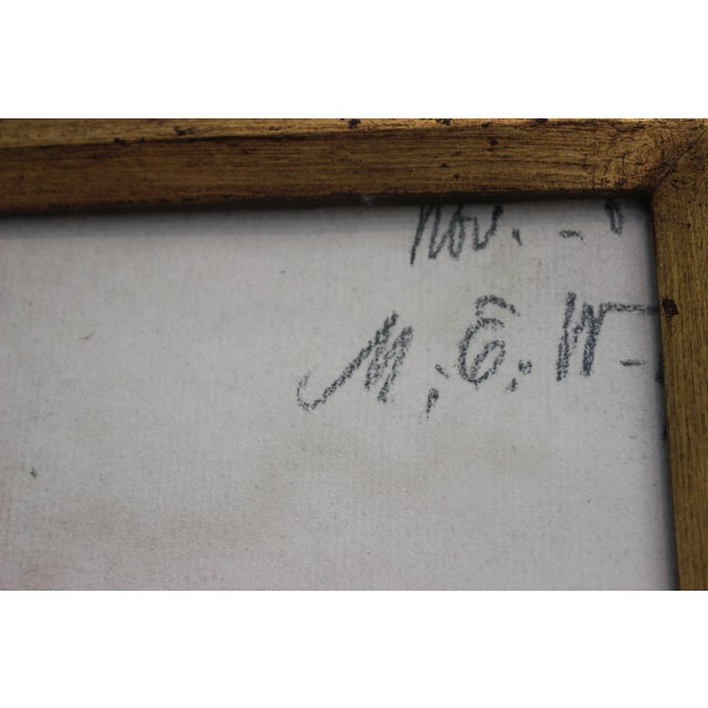 1888 Drawing "Boy With a Thorn" by Martin Eskil Winge For Sale In West Palm - Image 6 of 8