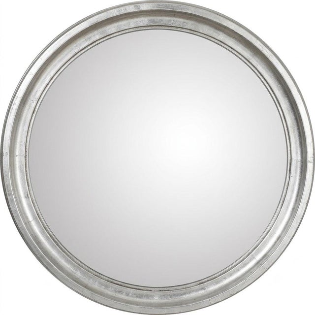 The Hayes is a beautifully restrained round mirror bordered by a smooth stepped silver rim. Clean-lined and quietly...