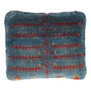 Pasargad DC Fine Hand Knotted Persian Gabbeh Pillow For Sale