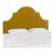 California King Headboard in Monaco Citronella For Sale