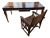 Ernest Hemingway Thomasville Campaign Style Leather Brass Mahogany Desk & Chair For Sale