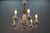 Mid-Century Modern Italian Murano White Clear and Milk Glass Six-Arm Chandelier, 1950s For Sale - Image 3 of 18