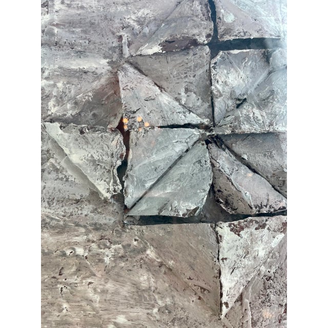 Contemporary Abstract Mixed-Media Wall Sculpture For Sale - Image 4 of 6