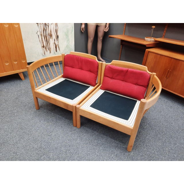Mid-Century Danish Sofa by Jørgen Bækmark, 1960s, Set of 2 For Sale - Image 12 of 15
