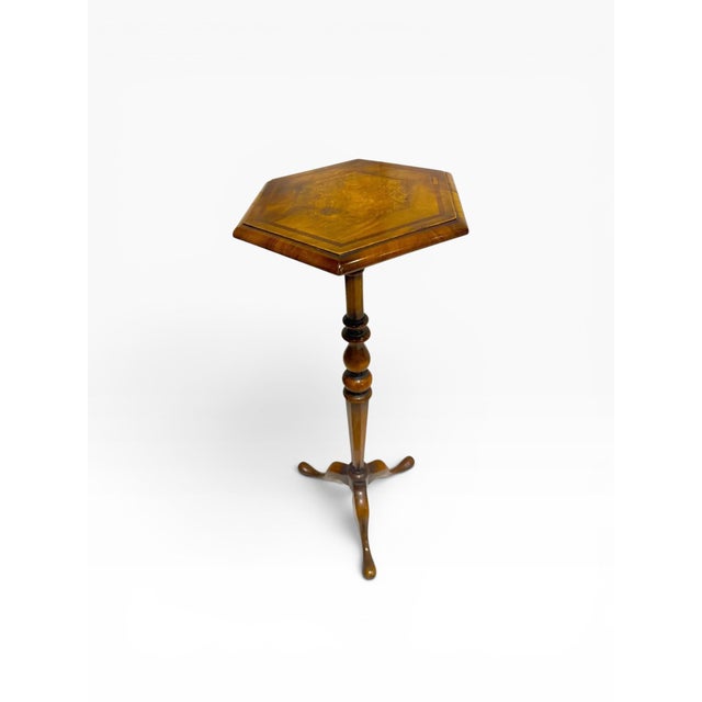 1940s Tripod Plant Stand Tables- a Pair For Sale In Boston - Image 6 of 14