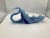 Late 20th Century Light and Dark Blue Glass Bird Decorative Table Centerpieces For Sale - Image 9 of 13