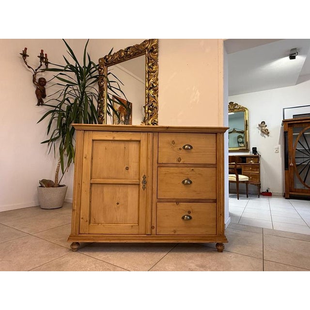 Farmhouse Buffet in Softwood For Sale - Image 3 of 9