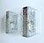 Vintage Bubble Glass and Chrome Sconces, 1970s, Set of 2 For Sale - Image 4 of 18