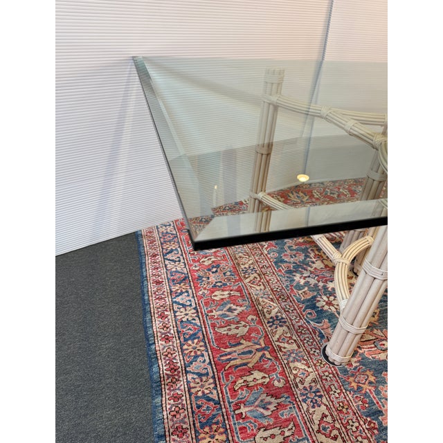 Wood McGuire Furniture Double Pedestal Dining Table For Sale - Image 7 of 12