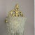 1970s Brass and Ice Glass Wall Light in the style of Kalmar, Germany 1970s For Sale - Image 5 of 18