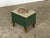 Green Vintage Ottoman in Walnut with Needlepoint Top, 1920s For Sale - Image 8 of 8