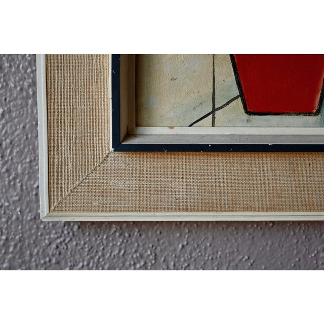 Huberger, Cubist Still Life, 1950s, Oil Painting on Canvas For Sale - Image 9 of 10