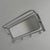 Art Deco Wall Coat Rack with Adjustable Faceted Mirror in Chrome Frame, 1930s For Sale - Image 4 of 14