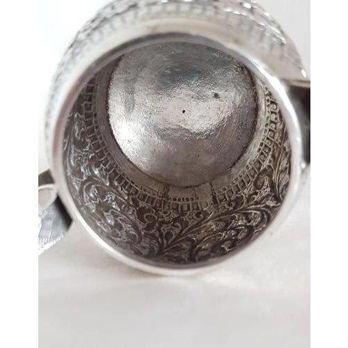 Antique 19th Century Persian Silver Cream Jug For Sale - Image 4 of 18