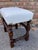 Mid 19th Century Newly Upholstered English Stool For Sale - Image 5 of 5