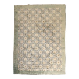 Zabihi Collection Mid 20th Century Turkish Deco Rug - 6'10" x 9'8" For Sale