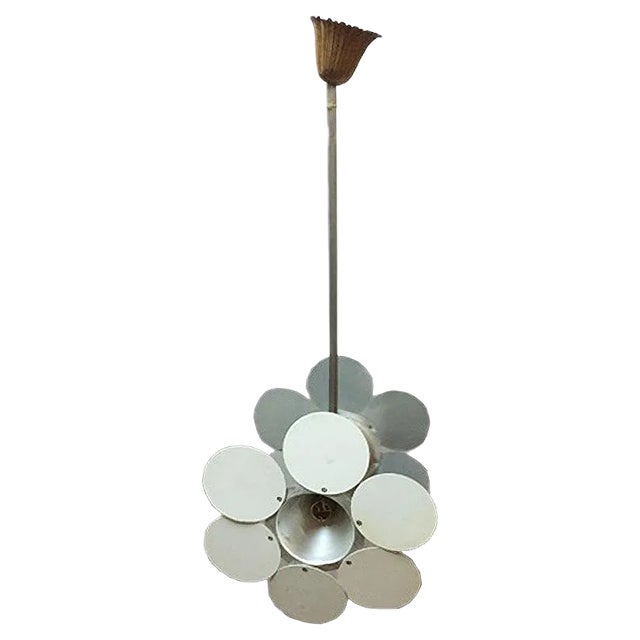 2-Light Daisy Pendant, 1970s For Sale