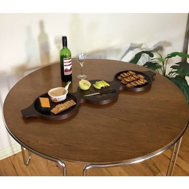 Circa 1965 Skjode Skjern Danmark Triple Gourd Serving Tray For Sale - Image 12 of 13