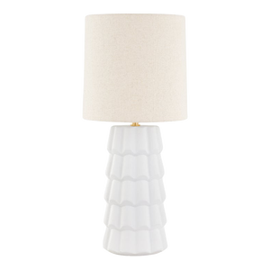 Mitzi Maisie 1-Light Table Lamp, Aged Brass