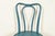 Jacob & Josef Kohn Antique Austrian Teal Lacquered Bentwood Bistro Chairs or Dining Chairs, Set of Six For Sale In South Bend - Image 6 of 14