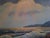 Realism Mid-20th Century Moody Coastal Seascape Oil Painting, Framed For Sale - Image 3 of 6