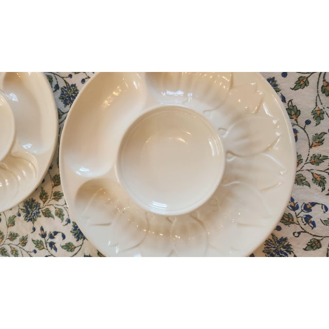 A refined set of ten vintage embossed porcelain plates, each delicately crafted in Czechoslovakia. These 7.5-inch plates...