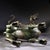 Late 20th Century Pair of Archaic Style Bronze Mythical Beast Figures For Sale - Image 10 of 10