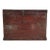 1900s Deep Brown Antique Trunk Accent Table For Sale